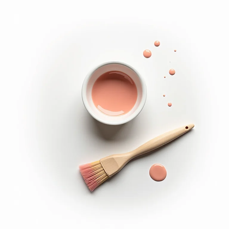 Kit de tintura para cabelo com pincel e tigela.