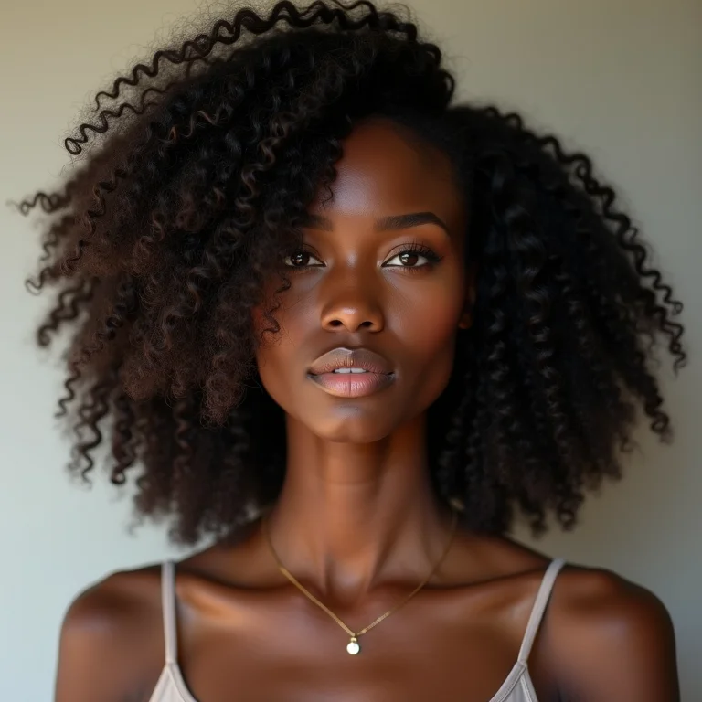 Long bob em cabelo crespo 4C