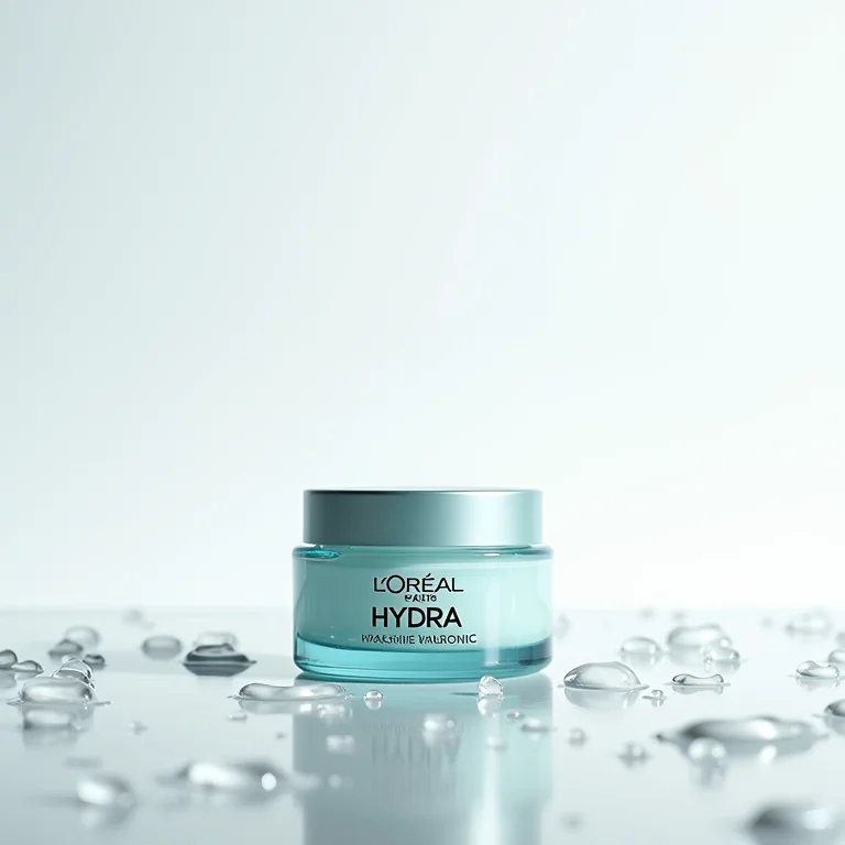 Máscara capilar L'Oréal Paris Hidra Hialurônico em fundo branco