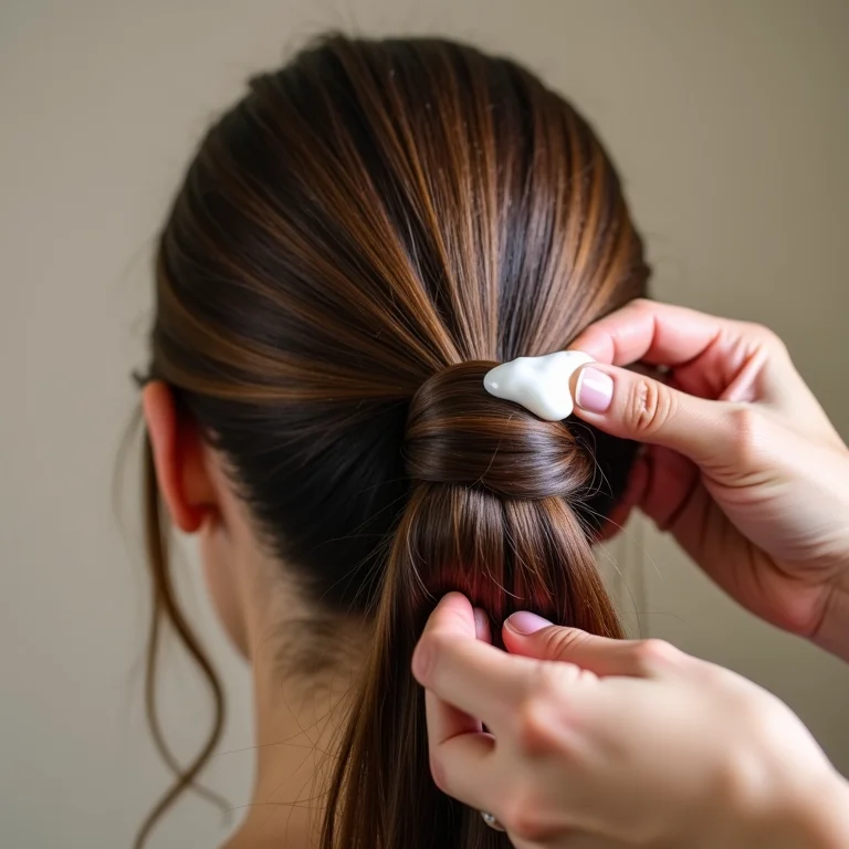 Máscara capilar para a manutenção do half bun.