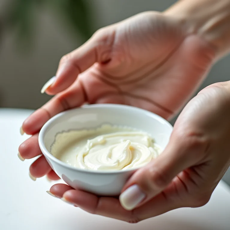 Misturando soro fisiológico na máscara capilar para turbinar a hidratação