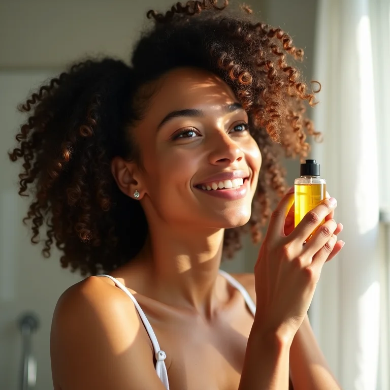 Óleo finalizador para transição capilar