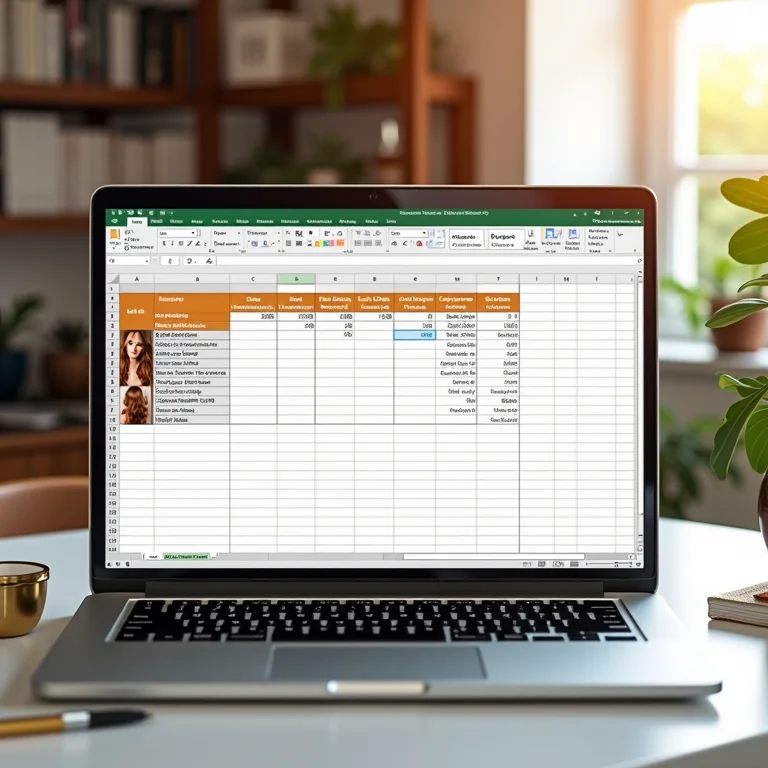 Planilha facilitadora ruivo dourado