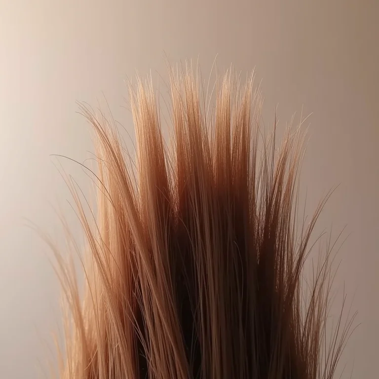 Pontas duplas no cabelo