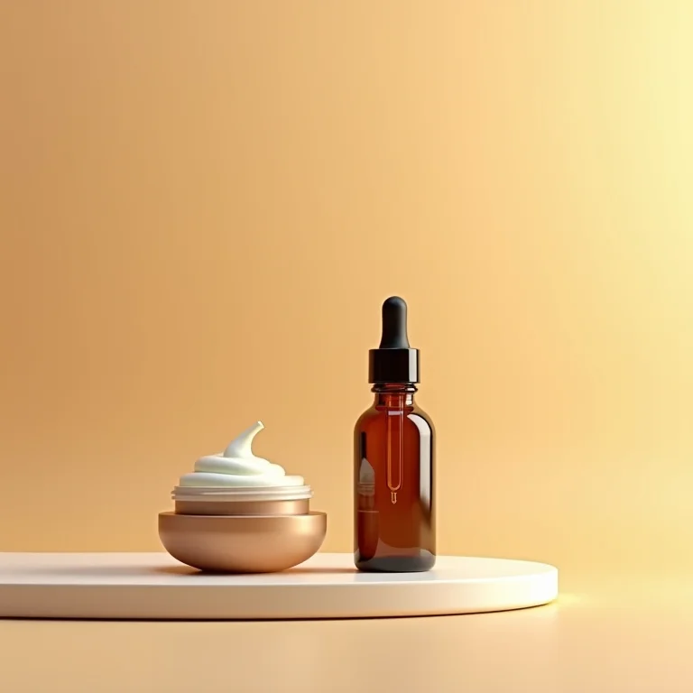 Potes de creme capilar e óleo de argan