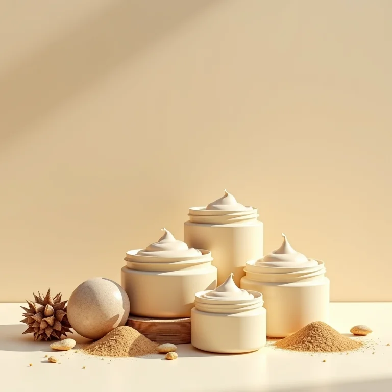 Potes de máscara capilar low poo com ingredientes naturais