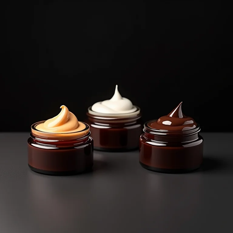 Potes de máscara capilar para morenas iluminadas