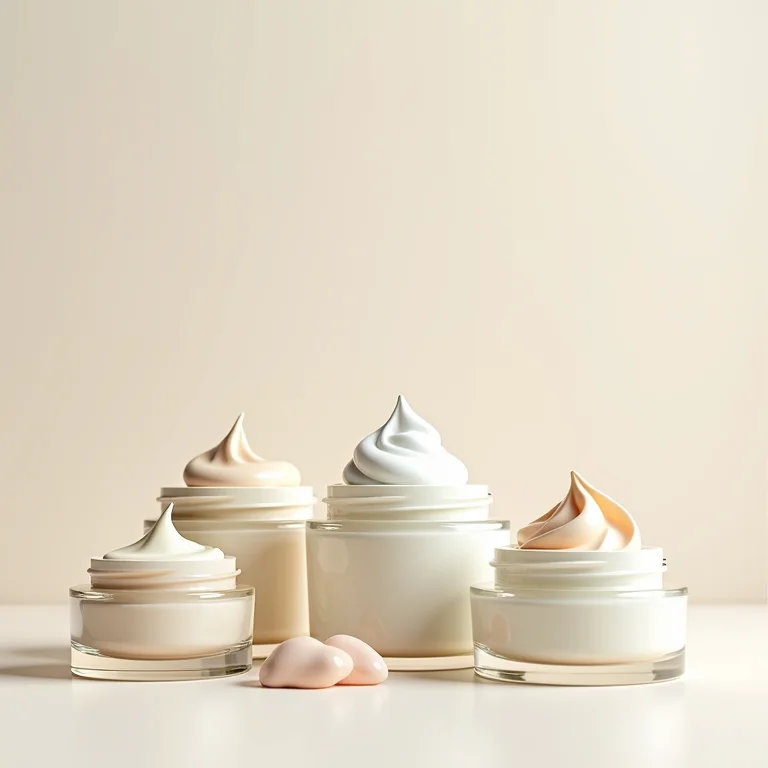 Potes de máscara de hidratação capilar