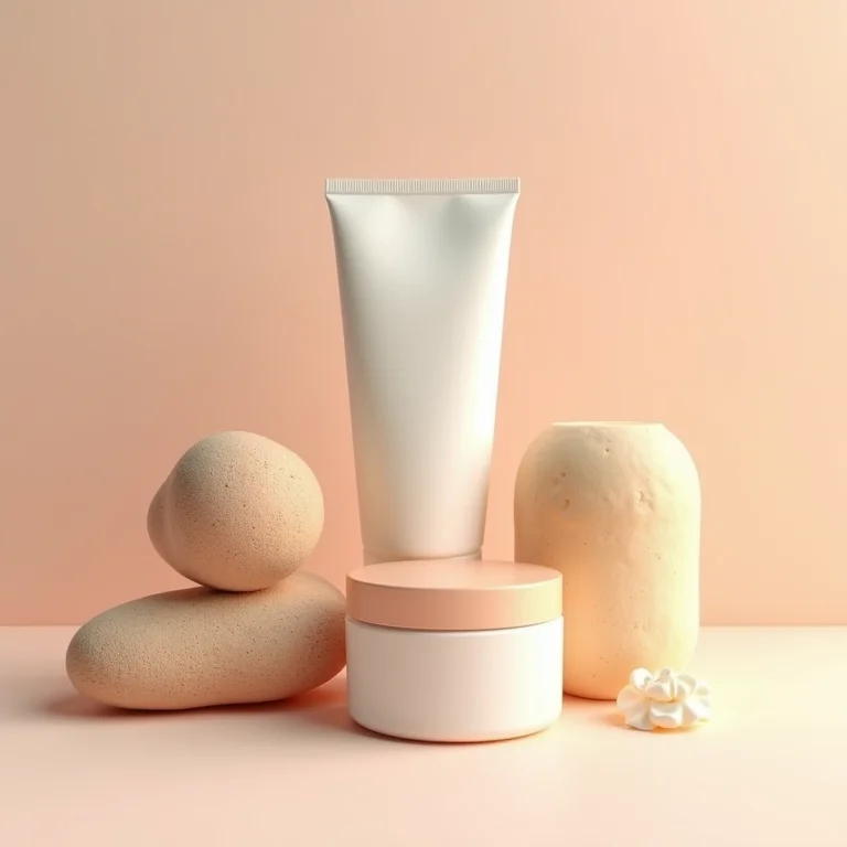 Potes de máscaras de hidratação para cabelo.