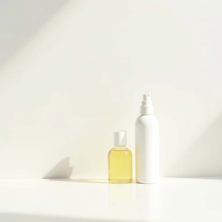 Produtos capilares com proteção UV em fundo branco.