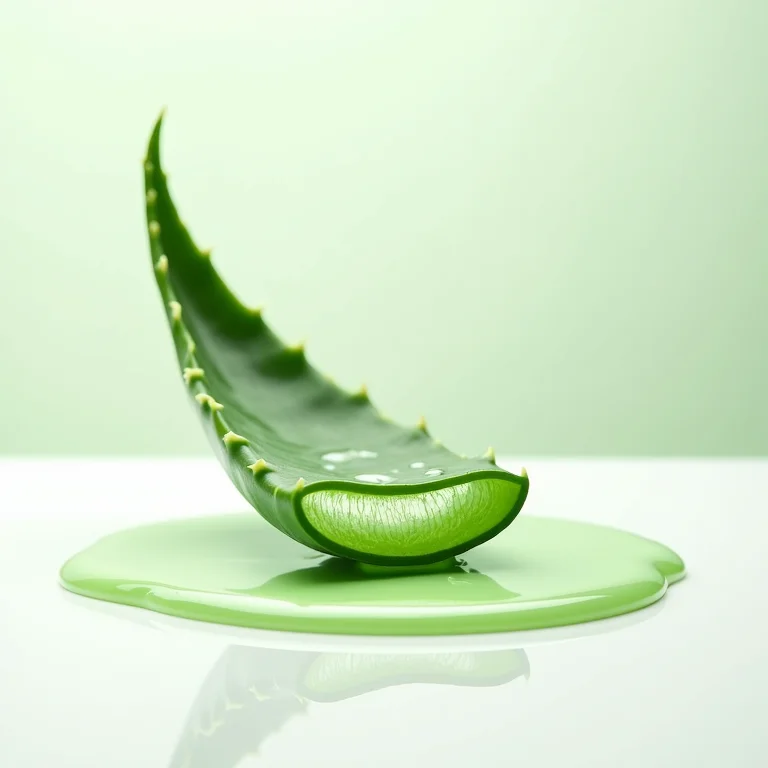 Produtos de cabelo com babosa e folha de babosa