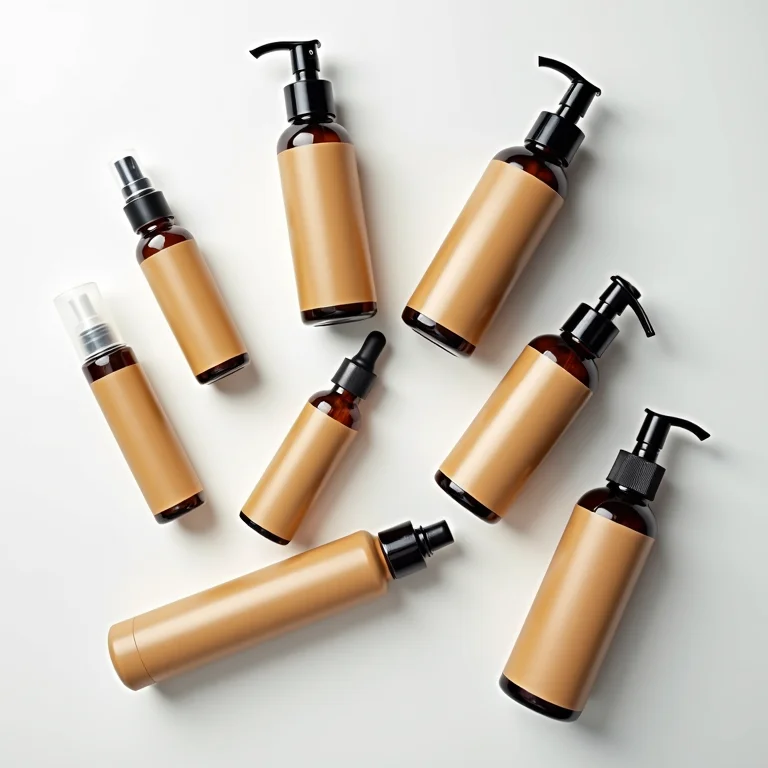 Produtos essenciais para cuidados com cabelos cacheados, incluindo condicionadores low poo