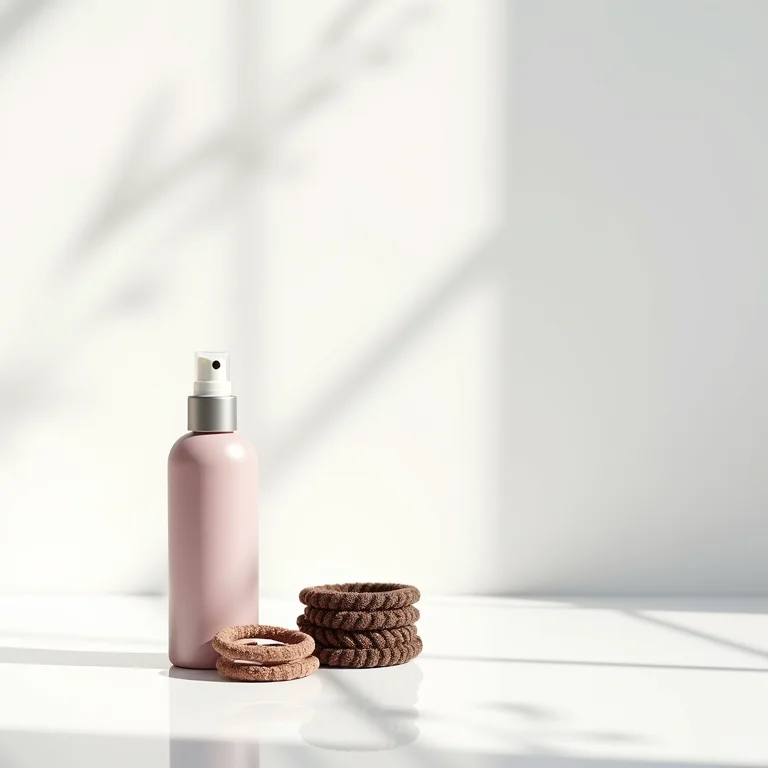 Produtos para cabelo para coque messy.