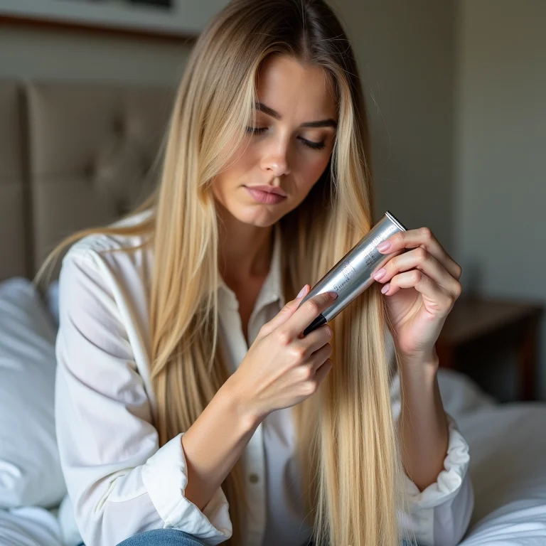 Retocando a cor do cabelo em casa