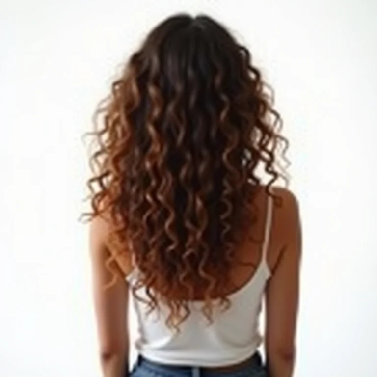 Retro waves em cabelo cacheado 3B