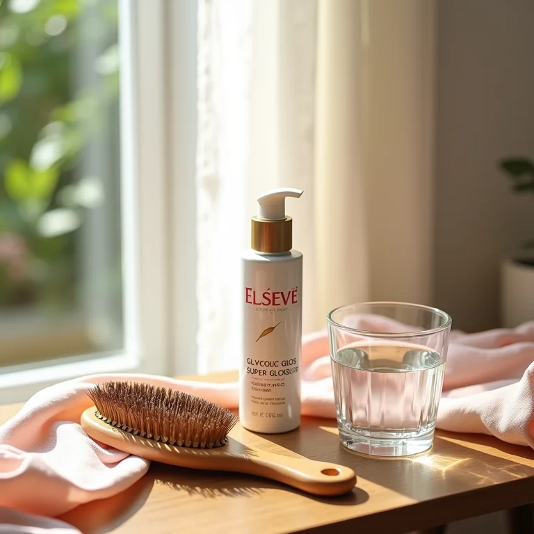 Rotina de cuidados capilares com Elseve Glycolic Gloss