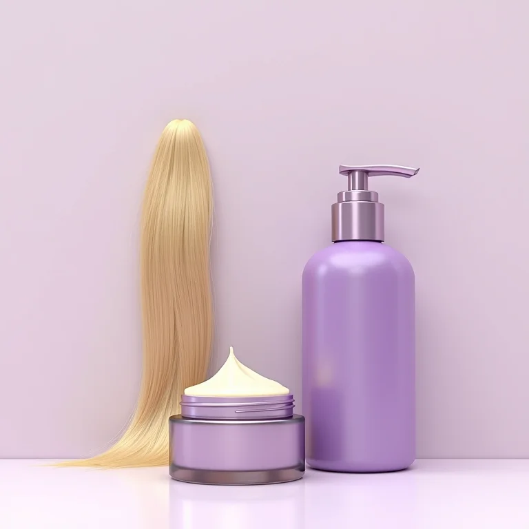 Shampoo matizador e máscara capilar para loiros