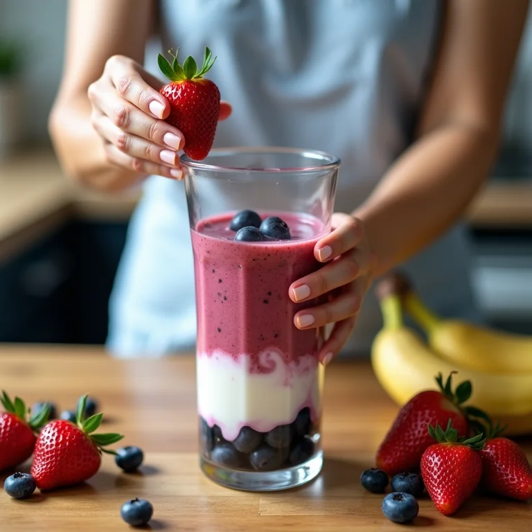 Smoothie para crescimento capilar