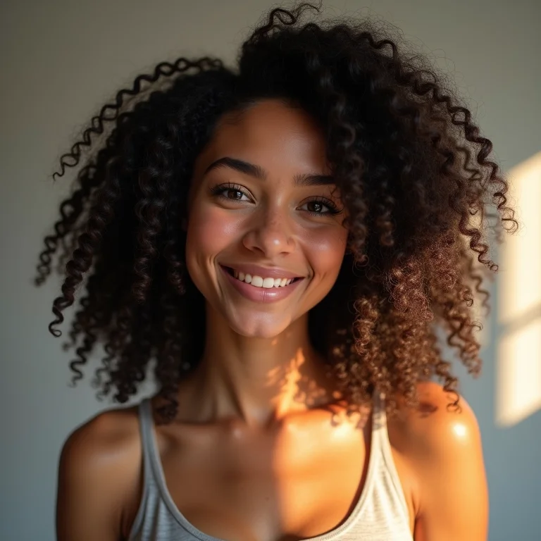 Spray fixador para cabelos cacheados e crespos