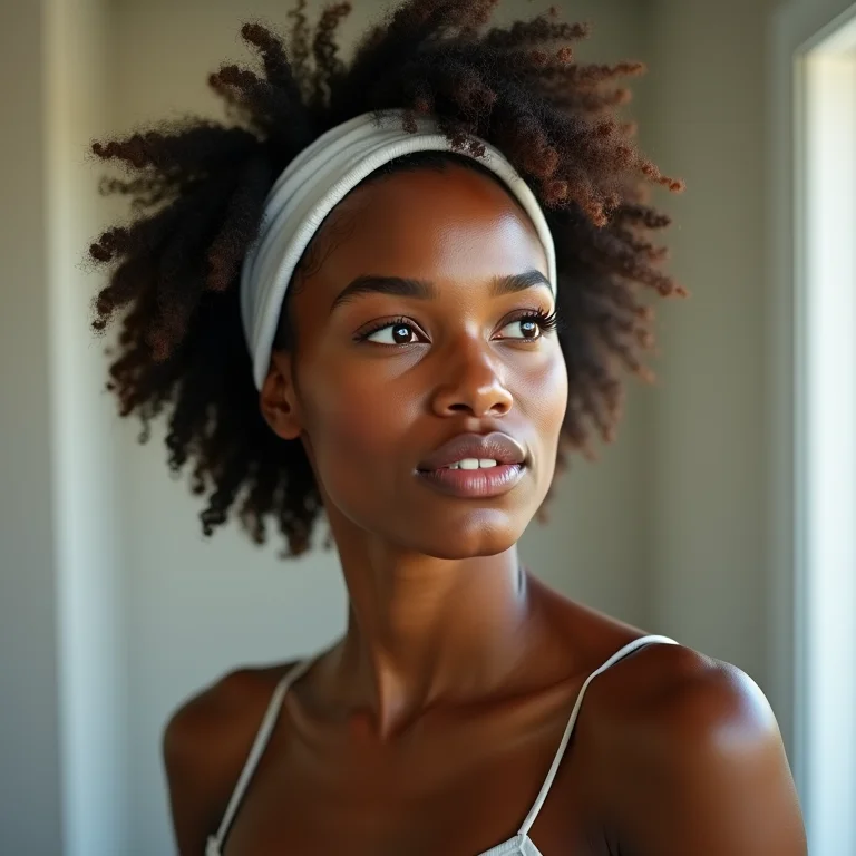 Tempo de pausa do vinagre de maçã no cabelo crespo