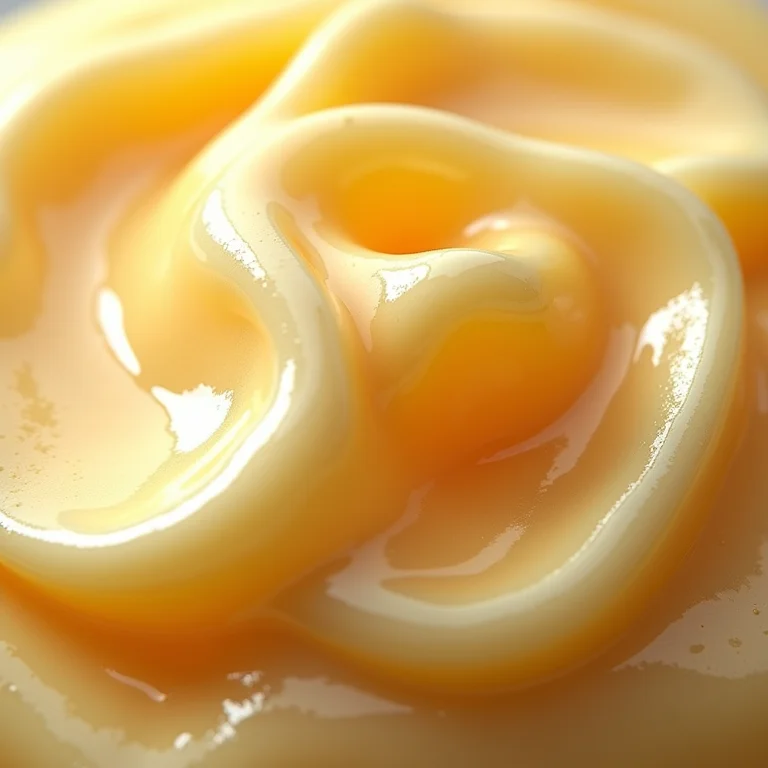 Textura da máscara de nutrição capilar