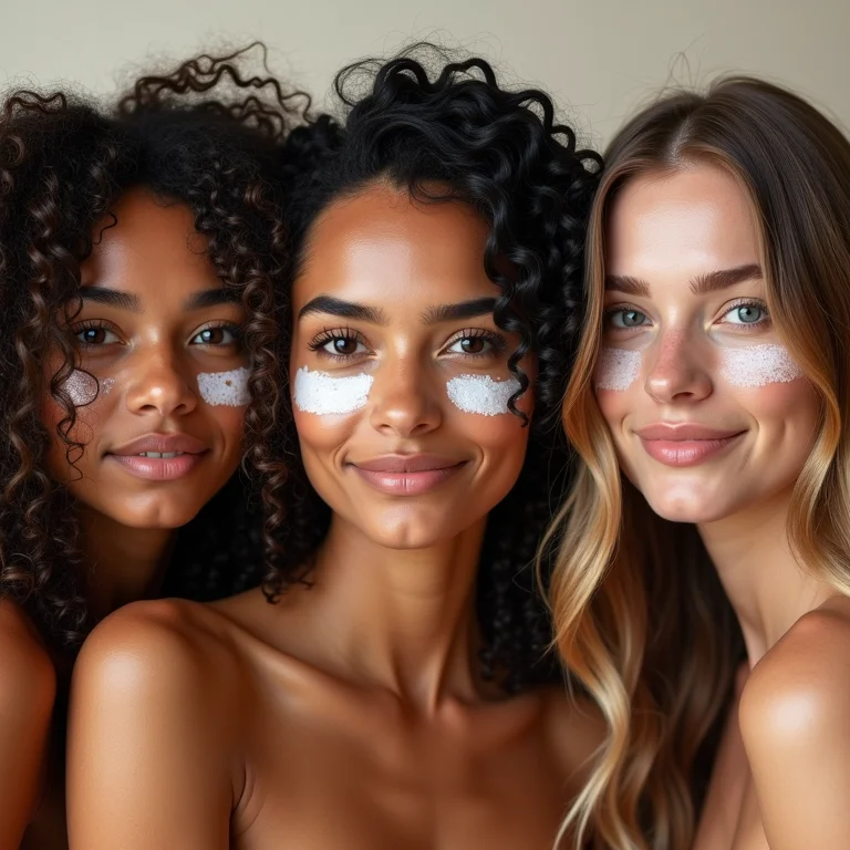 Texturas de cabelo com máscaras hidratantes veganas