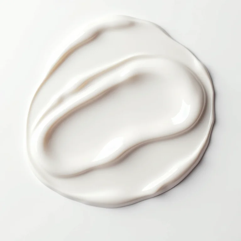 Texturas de condicionadores leves em close-up