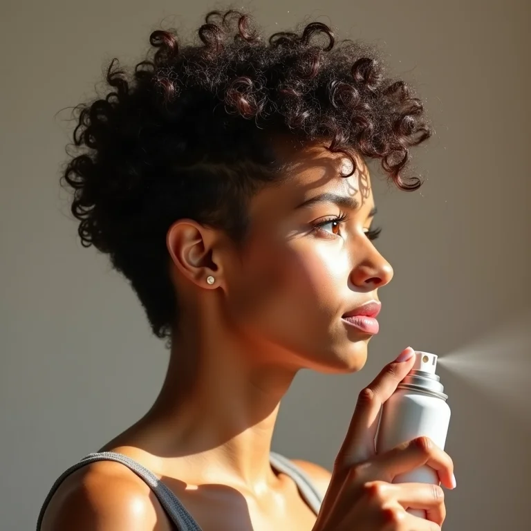 Truque de expert para fixar o penteado