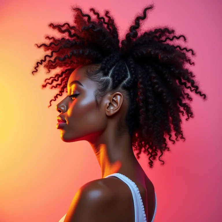 Volume nos cachos com spray