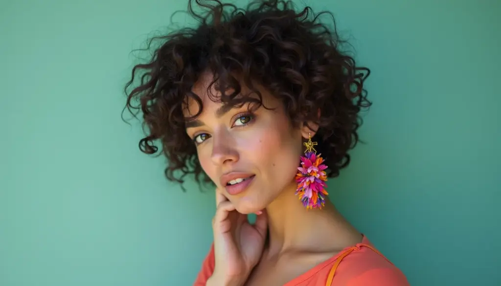 Cabelo Curto Cacheado: Acessórios Que Transformam Seu Look!