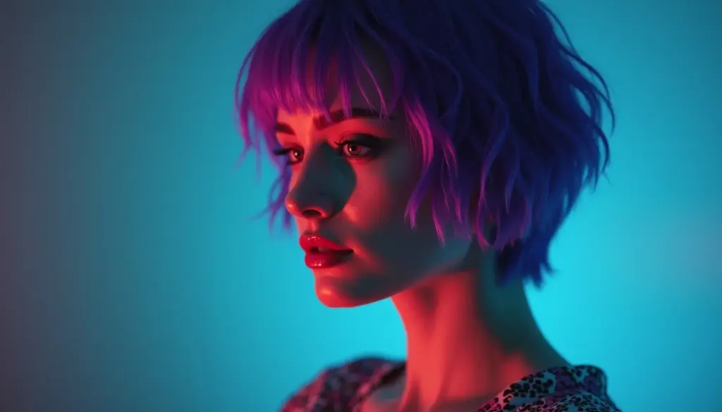 Cabelo Curto com Mechas Roxas: Descubra o Visual Incrível de 2026