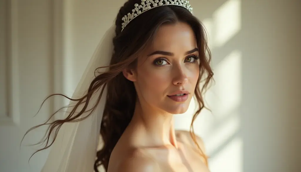 Cabelo de Noiva Solto com Tiara: Inspire-se em 2026 Cabelo de Noiva Solto com Tiara: Inspire-se em 2026