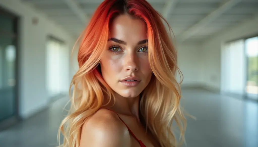 Loiro Com Luzes Vermelhas: O Mix de Cores Que Vai Dominar 2026