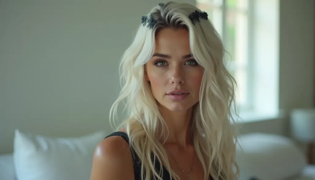 Cabelo Loiro Platinado com Mechas Pretas: O Contraste Que Define 2026