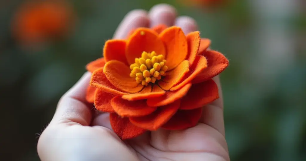 Flor de Feltro para Cabelo: Charme Artesanal que Transforma!