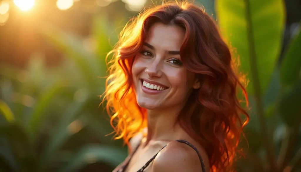 85 Ideias de Cabelo Ruivo Raiz Escura para Morenas Arrasarem