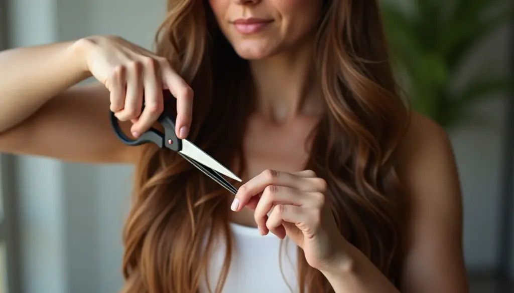 Como aparar as pontas do cabelo sozinha: o método que salva seus fios