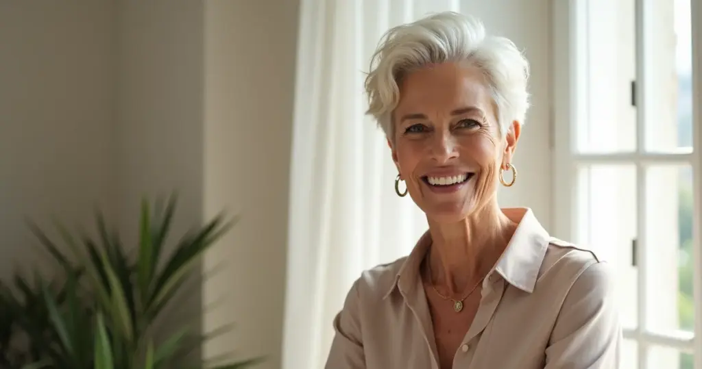 13 Cortes de Cabelo 60 Anos Curto que Rejuvenescem sem Forçar