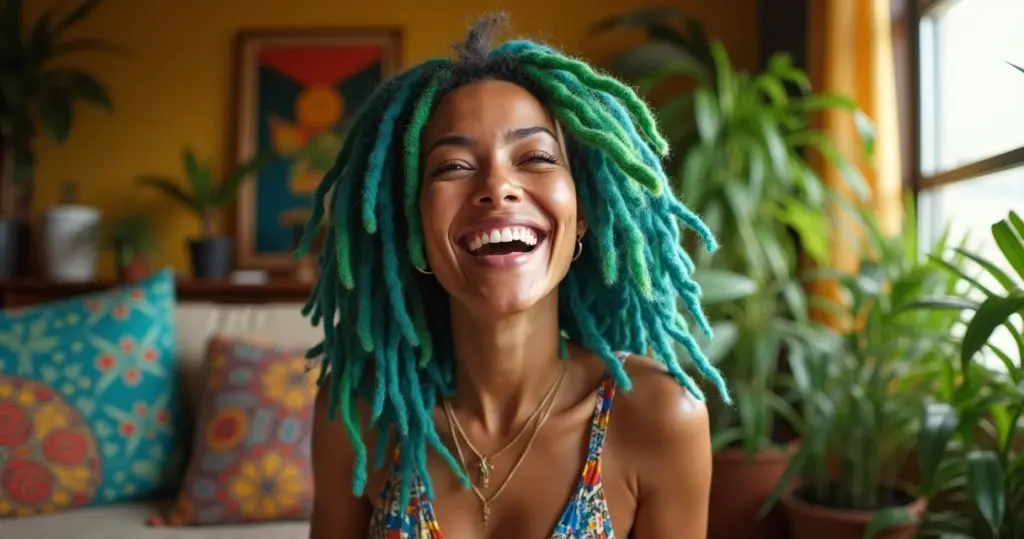 12 Ideias de Dread no Cabelo Colorido que Mudam Tudo em 1 Dia