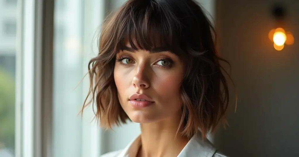 8 Ideias de Franja Desfiada que Rejuvenescem e Suavizam o Rosto 8 Ideias de Franja Desfiada que Rejuvenescem e Suavizam o Rosto