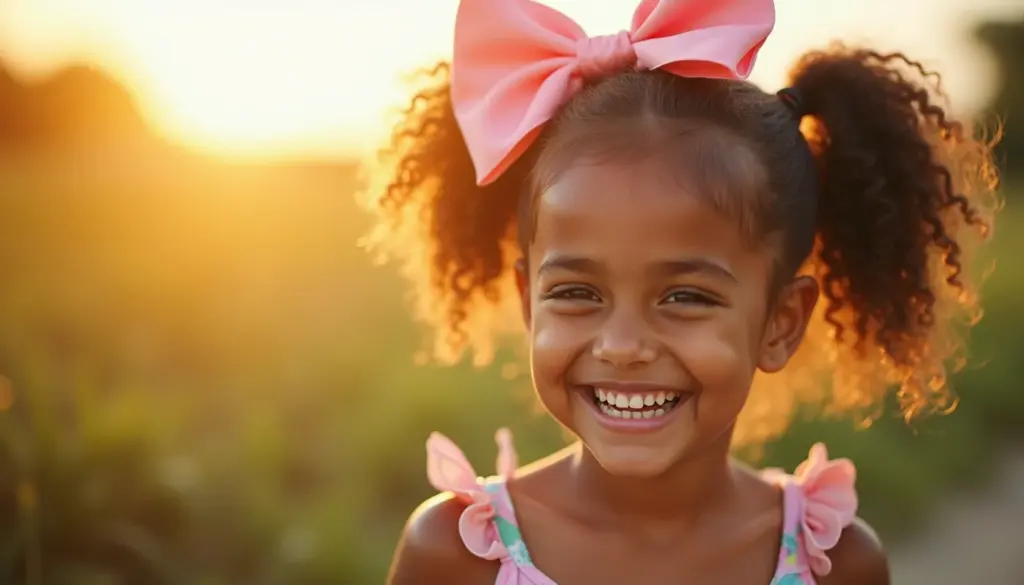 97 Penteados Infantis com Laço de Cabelo que Duram o Dia Todo