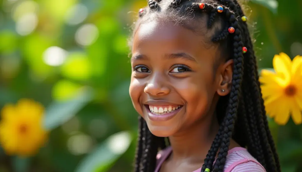 87 Ideias de Penteado Africano Infantil Cabelo Liso que Funcionam