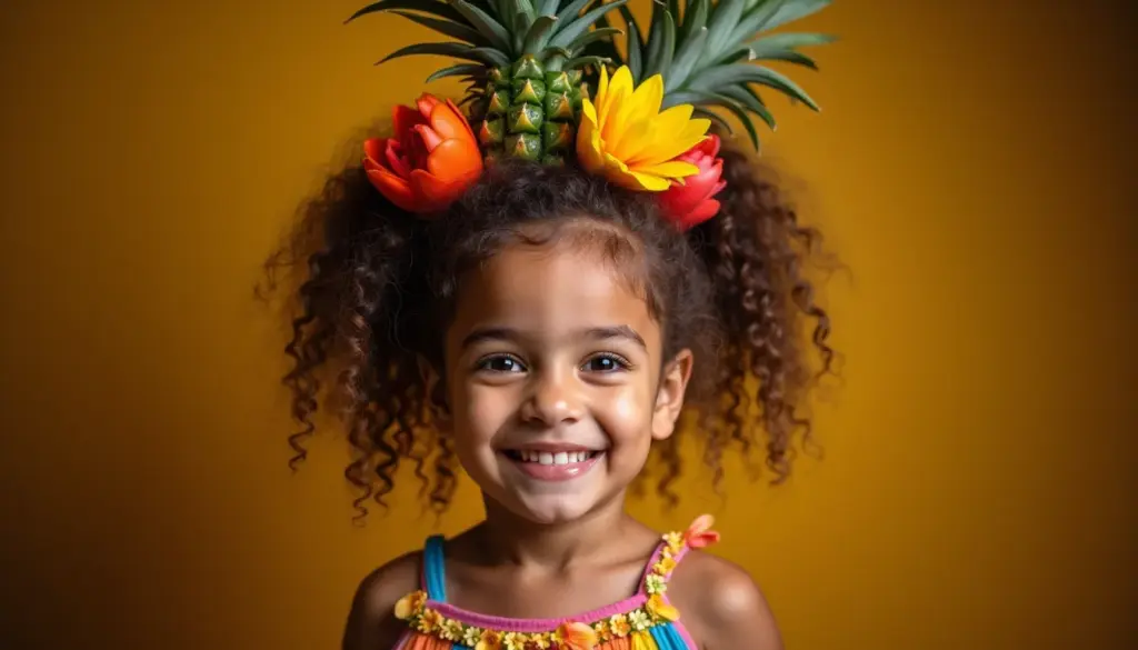 37 Ideias de Penteado Carmen Miranda Infantil para Arrasar no Carnaval