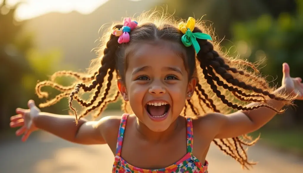 87 Ideias de Penteado de Carimbó Infantil que Duram a Festa Inteira