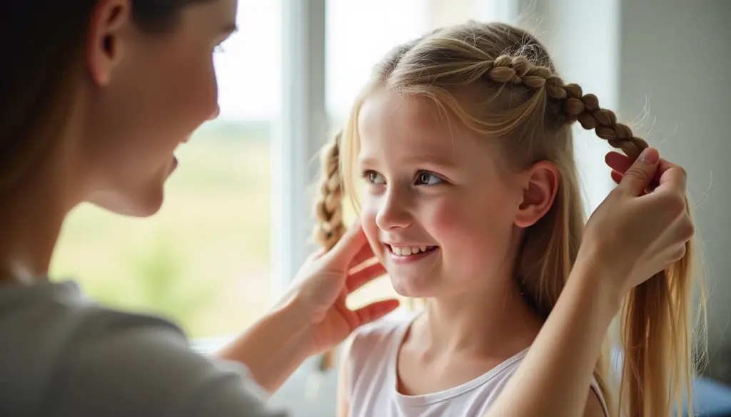 Penteado fácil para cabelo longo infantil que dura o dia todo e não desmancha