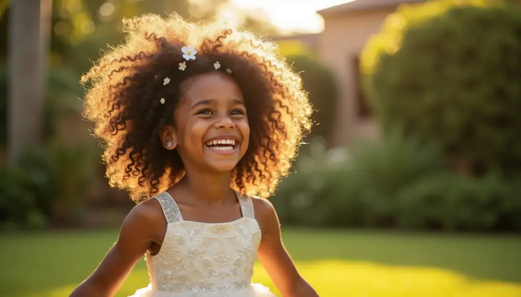47 Penteados Infantil Cabelo Cacheado Formatura que Duram a Festa