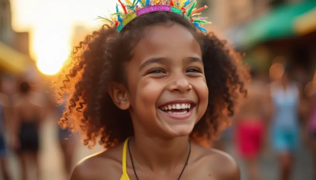 47 Penteados Infantis para Carnaval com Tiara que Duram a Folia Toda