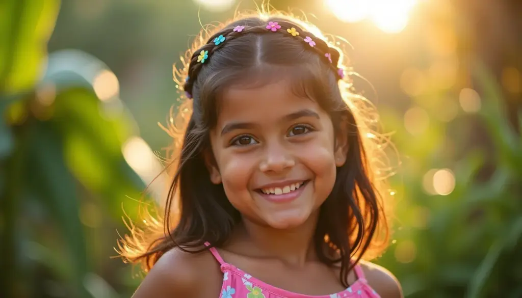 75 Penteados Infantis para Festa Cabelo Médio que Duram a Festa Inteira