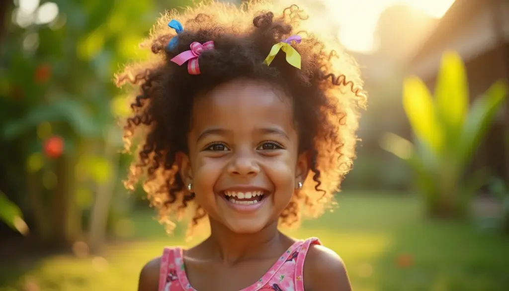 87 Penteados Infantis pra Cabelo Cacheado Que Duram na Escola e Festa