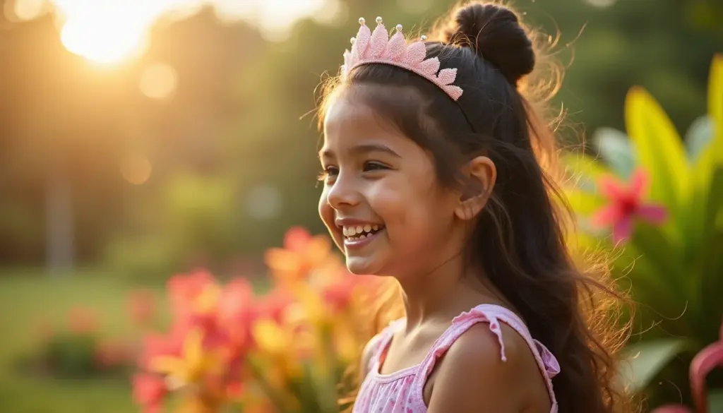 47 penteados infantis presos com tiara que duram o dia todo